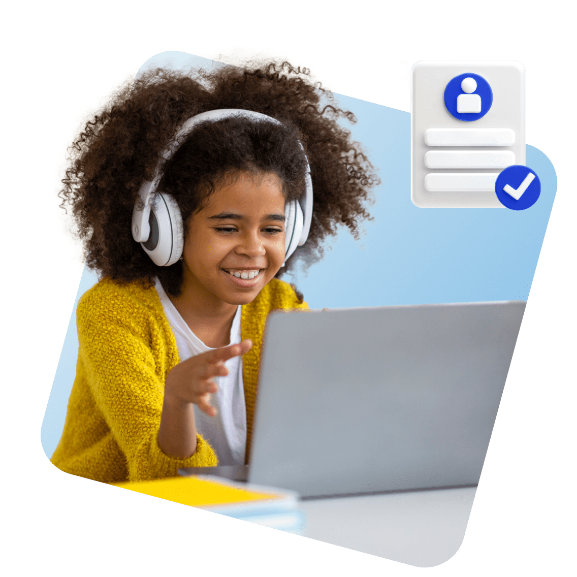 Online Credit Recovery High School Programs and Courses image 21 (name 3 Young Girl Laptop Headphones Certificate 1)