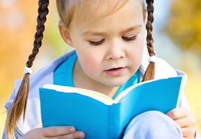 Webinars image 29 (name girl reading blue book)